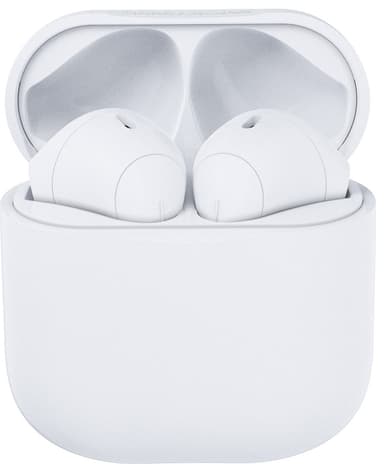 Happy Plugs Joy helt trådløse in-ear hodetelefoner (hvit)