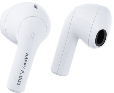 Happy Plugs Joy helt trådløse in-ear hodetelefoner (hvit)