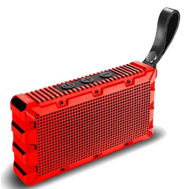 Bærbar Bluetooth-høyttaler utendørs IPX7 vanntett rød