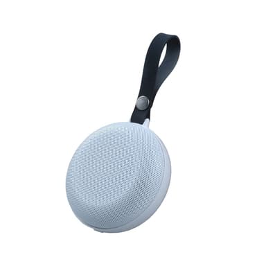 Bærbar liten Bluetooth-høyttaler Hvit
