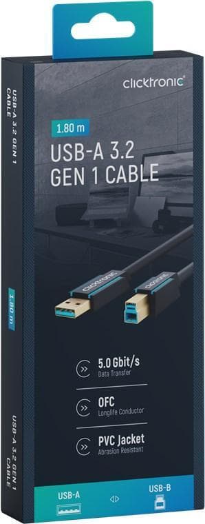 Adapterkabel fra USB-A til USB-B 3.0