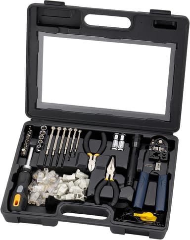deltacoimp Sprotek STK985 Tool kit  cpus and network cables black