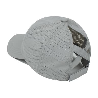 Baseballcaps med hestehaleåpning Lysegrå