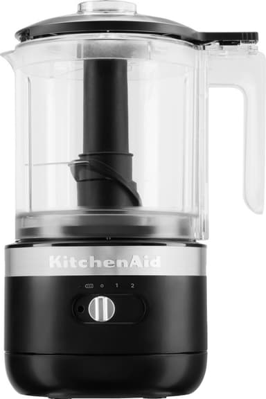 KitchenAid trådløs mini matkutter 5KFCB519EBM (matt sort)