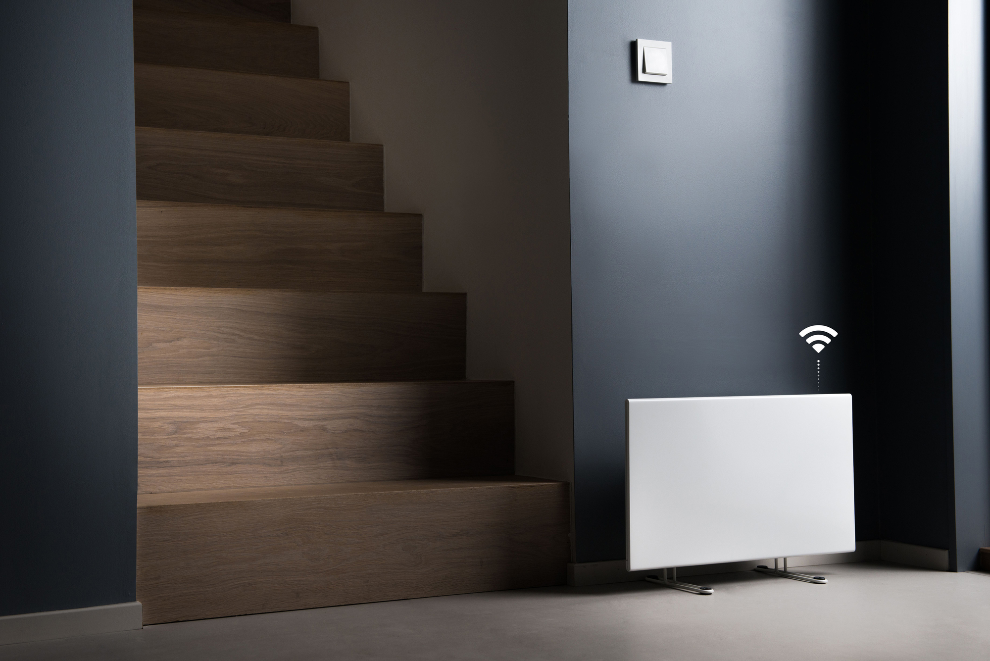 Adax Neo panelovn med WiFi H 04 (hvit)