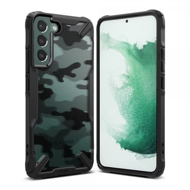 Ringke Samsung Galaxy S22 Plus Deksel Fusion-X Camo Black