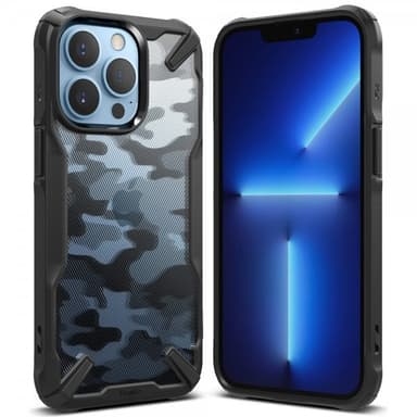 Ringke iPhone 13 Pro Deksel Fusion-X Camo Black