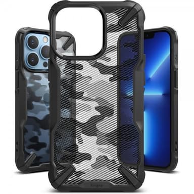 Ringke iPhone 13 Pro Deksel Fusion-X Camo Black