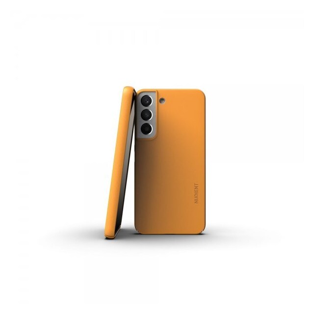 Nudient Samsung Galaxy S22 Deksel Thin Case V3 Saffron Yellow