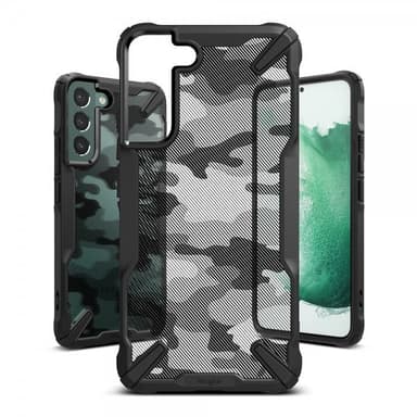 Ringke Samsung Galaxy S22 Plus Deksel Fusion-X Camo Black