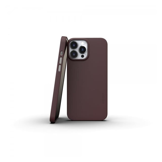 Nudient iPhone 13 Pro Max Deksel Thin Case V3 MagSafe Sangria Red