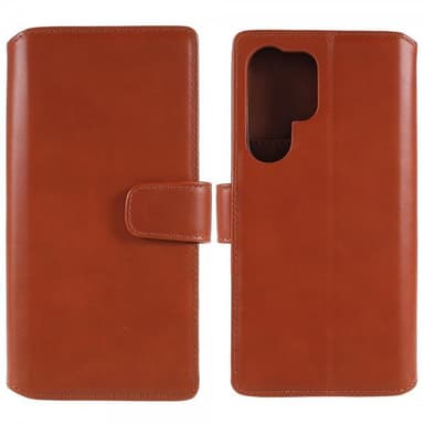Nordic Covers Samsung Galaxy S22 Ultra Etui Essential Leather Maple Brown