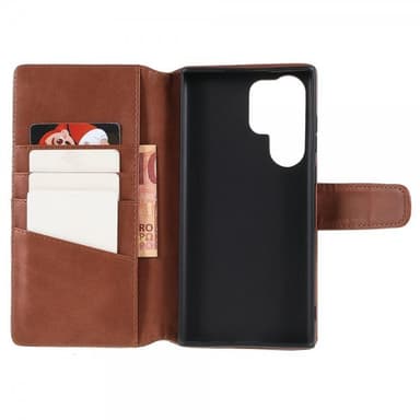 Nordic Covers Samsung Galaxy S22 Ultra Etui Essential Leather Maple Brown
