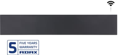 Adax Neo panelovn med WiFi L 10 (skinnende grå)