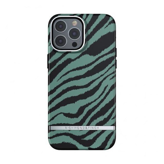 Richmond & Finch iPhone 13 Pro Max Deksel Emerald Zebra