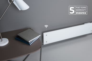 Adax Clea listovn med WiFi L 06 (hvit)