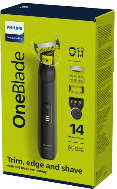 Philips OneBlade Pro 360 skjegg- og kroppstrimmer QP6541/15