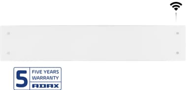 Adax Clea listovn med WiFi L 10 (hvit)