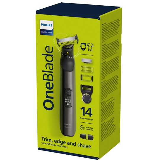 Philips OneBlade Pro 360 skjegg- og kroppstrimmer QP6651/61
