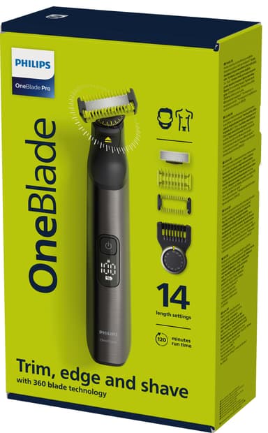 Philips OneBlade Pro 360 skjegg- og kroppstrimmer QP6551/15