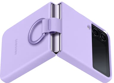 Samsung Galaxy Z Flip 4 deksel med ring (bora purple)