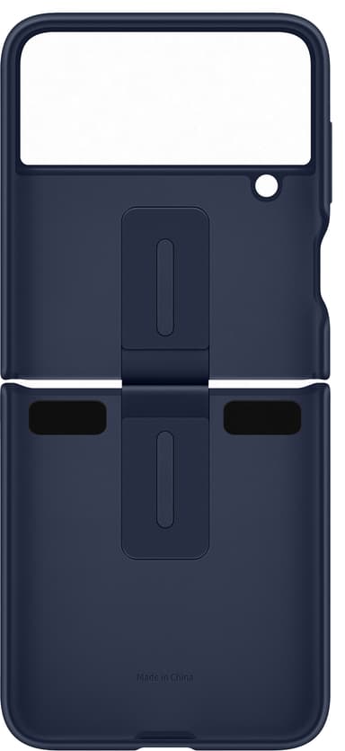Samsung Galaxy Z Flip 4 deksel med ring (marineblå)