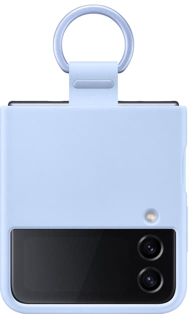 Samsung Galaxy Z Flip 4 deksel med ring (arctic blue)
