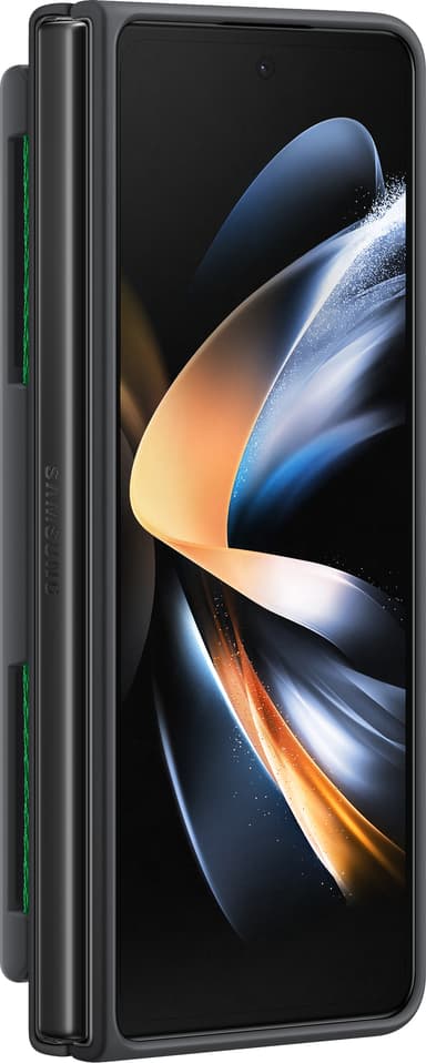 Samsung Galaxy Z Fold 4 silikondeksel med grep (sort)