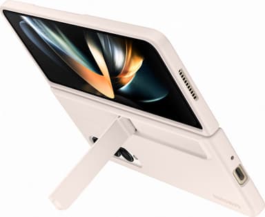 Samsung Galaxy Z Fold 4 stativdeksel med penn (sand)