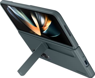 Samsung Galaxy Z Fold 4 stativdeksel med penn (grågrønn)