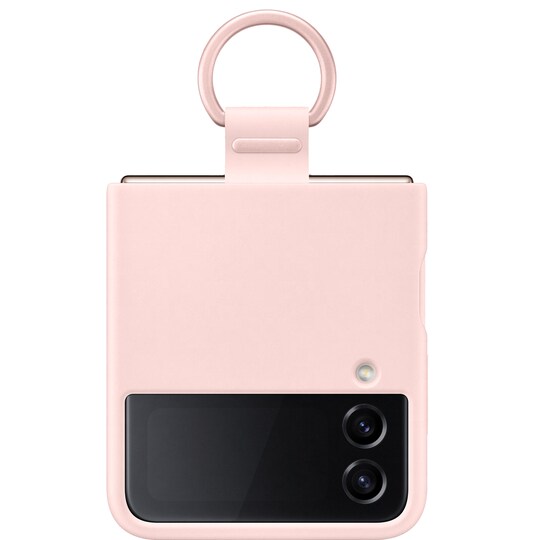 Samsung Galaxy Z Flip 4 deksel med ring (rosa)