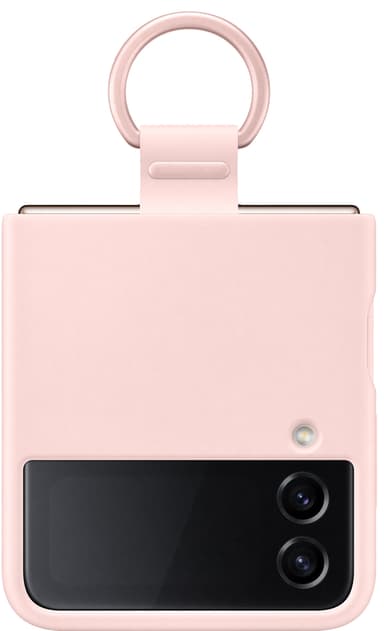 Samsung Galaxy Z Flip 4 deksel med ring (rosa)