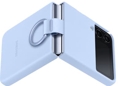 Samsung Galaxy Z Flip 4 deksel med ring (arctic blue)