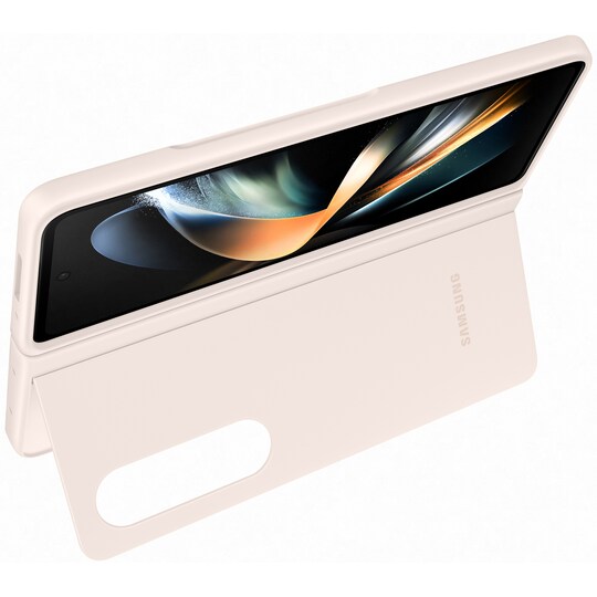 Samsung Galaxy Z Fold 4 slankt stativdeksel (sand)