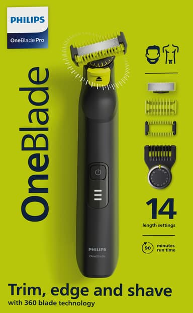 Philips OneBlade Pro 360 skjegg- og kroppstrimmer QP6541/15