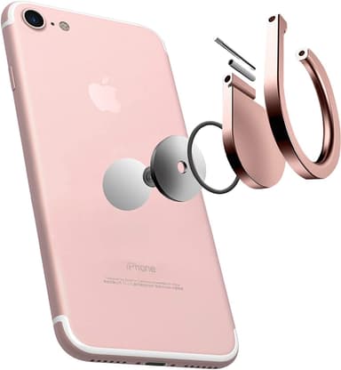 Telefon Ring Holder Magnetisk Rose Gold