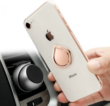 Telefon Ring Holder Magnetisk Rose Gold