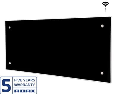 Adax Clea panelovn med WiFi H 12 (sort)