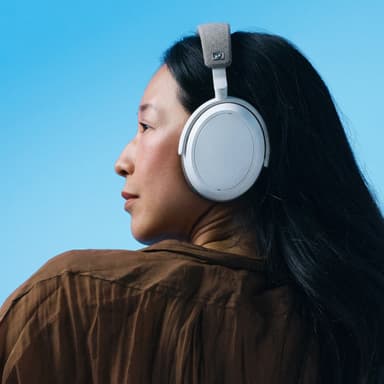 Sennheiser Momentum 4 trådløse around-ear hodetelefoner (hvit)