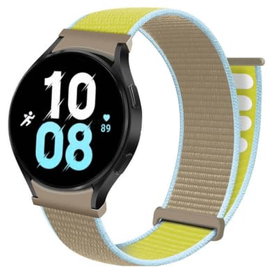 Nylon armbånd No-Gap Samsung Galaxy Watch 5 (44mm) - Camel