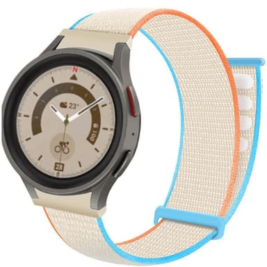 Nylon armbånd No-Gap Samsung Galaxy Watch 5 Pro (45mm) - Sea Salt