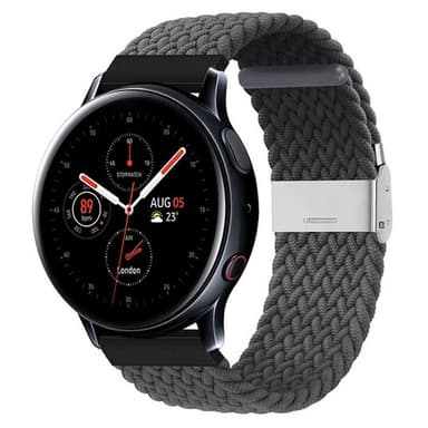 Flettet elastisk armbånd Samsung Galaxy Watch Active 2 (44mm) - skygr