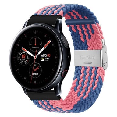 Flettet elastisk armbånd Samsung Galaxy Watch Active 2 (44mm) - bluep