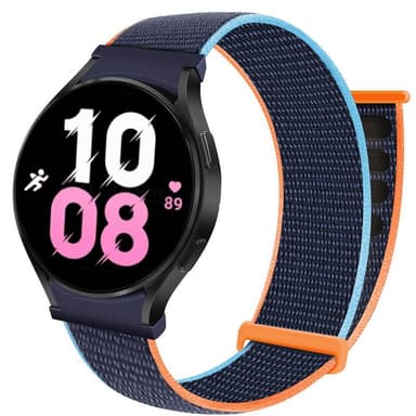 Nylon armbånd No-Gap Samsung Galaxy Watch 5 (40mm) - Deep Navy