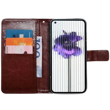 Mobil lommebok 3-kort Nothing Phone (1) - Brun