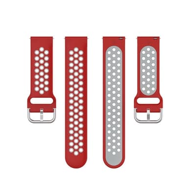 EBN Sport Armband Samsung Galaxy Watch 5 Pro 45mm - Rød/Grå