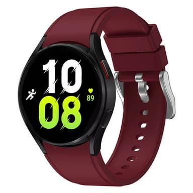 Silikon armbånd No-Gap Samsung Galaxy Watch 5 (40mm) - Vinrød