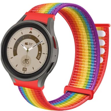 Nylon armbånd No-Gap Samsung Galaxy Watch 5 Pro (45mm) - Pride