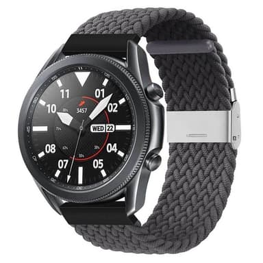 Flettet elastisk armbånd Samsung Galaxy Watch 3 (45mm) - skygrey