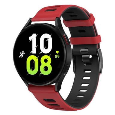 Twin Sport Armband Samsung Galaxy Watch 5 (44mm) - Rød/svart